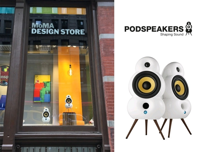 Podspeakers в магазинах центра дизайна MoMA в Нью-Йорке