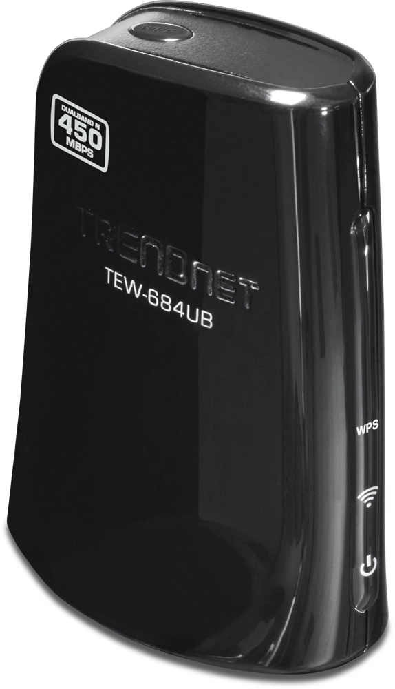 Wi-Fi USB-адаптер стандарта 802.11 Dual Band N 450 Мбит/с TRENDnet TEW-684UB