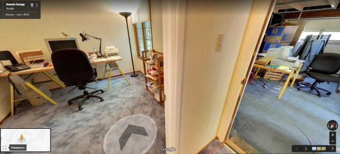 Google создала виртуальный тур по своей первой штаб-квартире в гараже