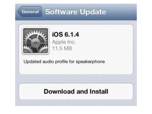 Апдейт iOS 6.1.4: последний перед iOS 7.0
