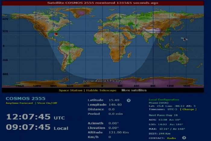 TACC: спутник «Космос-2555» терпит бедствие
