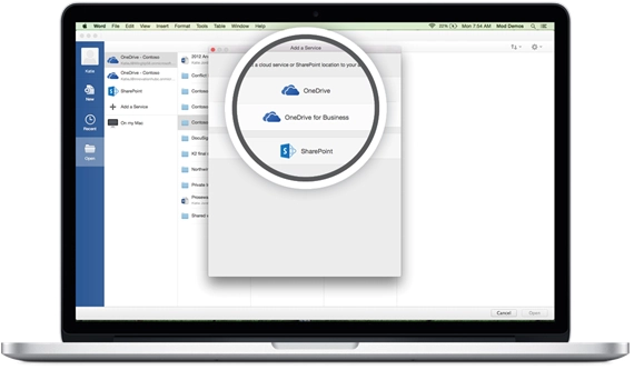 Предварительная версия Office 2016 доступна для Mac. Рис. 1