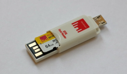Strontium NITRO MicroSD with OTG Card Reader: стронций с кремниевой начинкой. Рис. 1