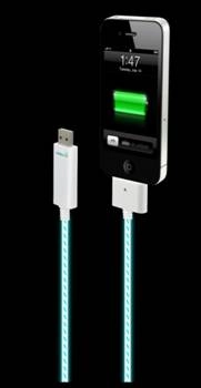 Dexim USB Visible Green: кабель-зарядка для iPhone/iPad/iPod
