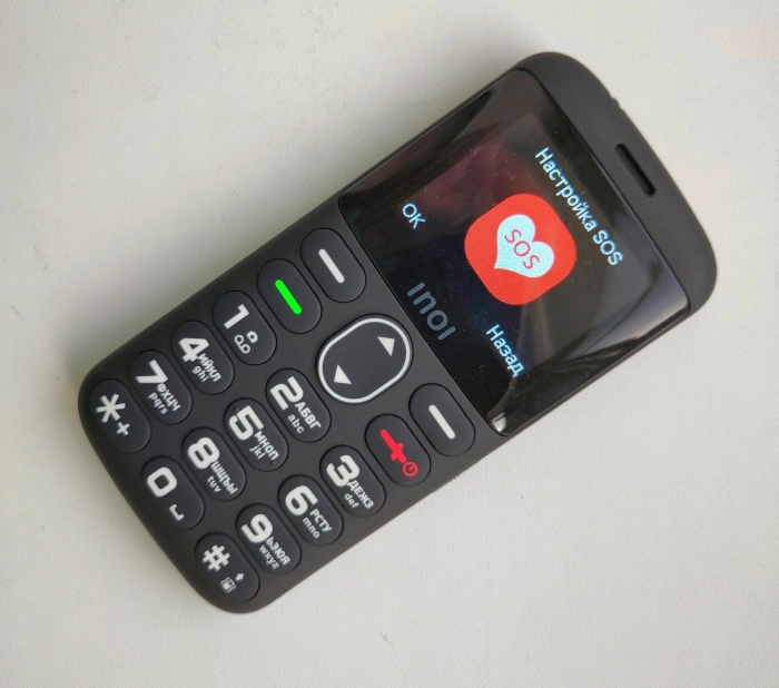 INOI 118B: телефон со спецвозможностями
