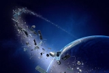 Цель миссии по сбору космического мусора была атакована космическим мусором