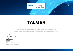 ТАЛМЕР стал титановым партнёром Dell Technologies
