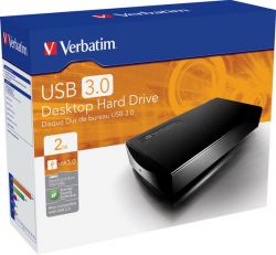 Verbatim 2 Тбайт Desktop USB 3.0: накопитель All-In-One