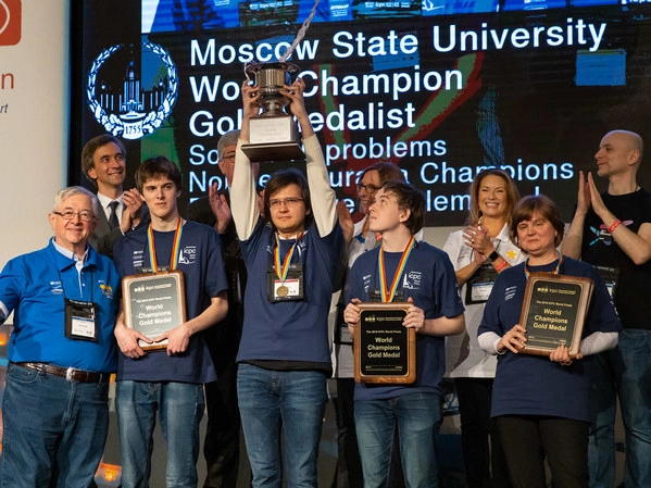 Россия опять первая на чемпионате мира по программированию