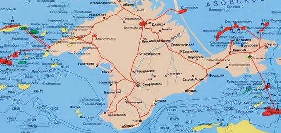 Крым: газовые месторождения и инфраструктура