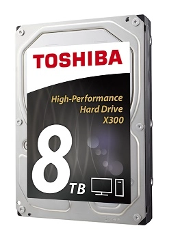 Toshiba выпустит внутренний жёсткий диск ёмкостью 8 Тб