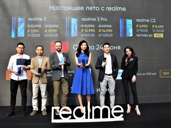 realme вышел на российский рынок