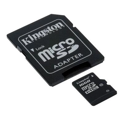 Kingston microSDHC 16 Гбайт class 10