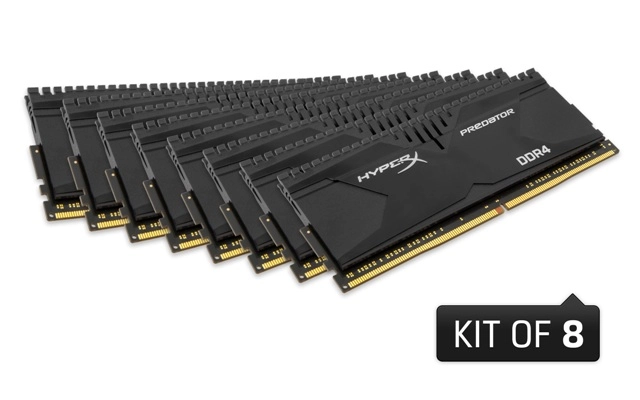 HyperX создала самый быстрый комплект памяти DDR4 емкостью 128 Гб