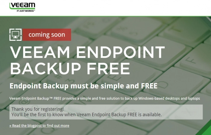 Veeam представила решение Veeam Endpoint Backup FREE
