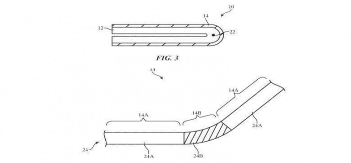 Apple получила еще один патент на складной дисплей с гибким экраном