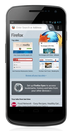 Финальный релиз Firefox 14 для Android