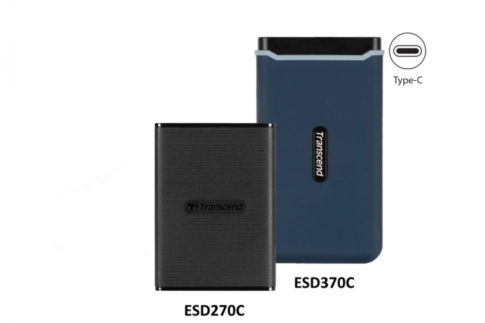Новые портативные SSD Transcend ESD270C и ESD370C поступили в продажу 