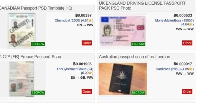 Comparitech: почем в Даркнете продаются сканы паспортов, и соответствующие ИБ-проблемы