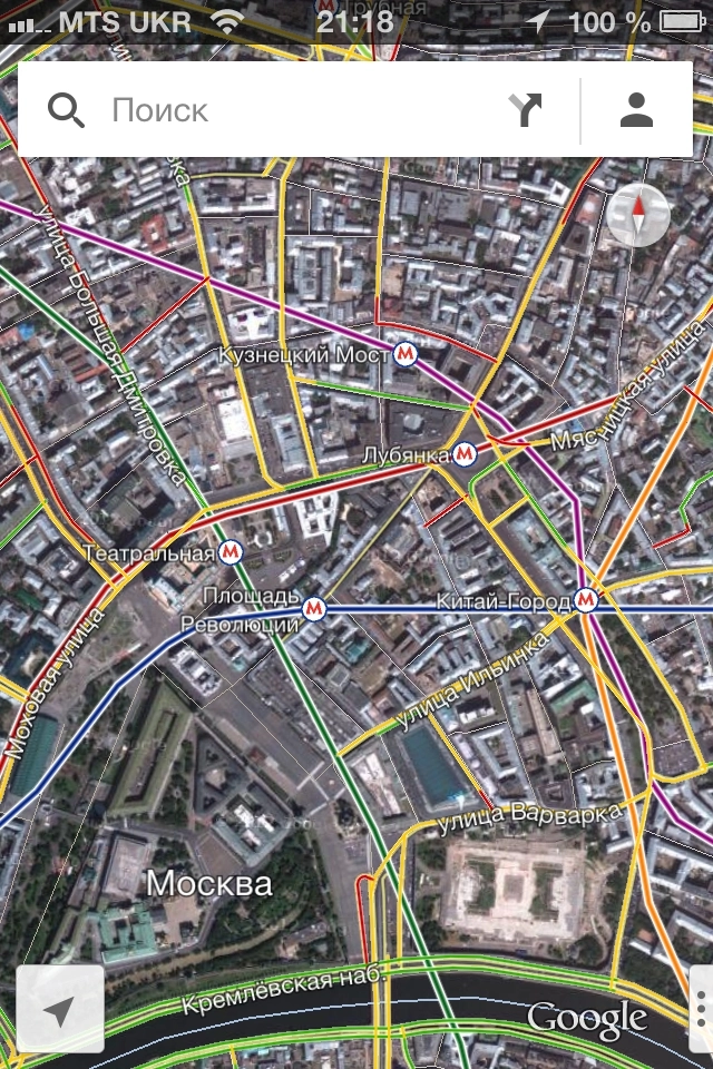 «Карты Google» для iOS: снова в строю