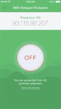 На iOS вышел WiFi Hotspot Protector