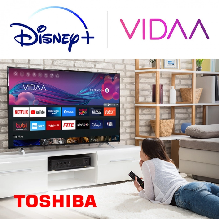 Disney+ теперь доступен на VIDAA  TB Toshiba