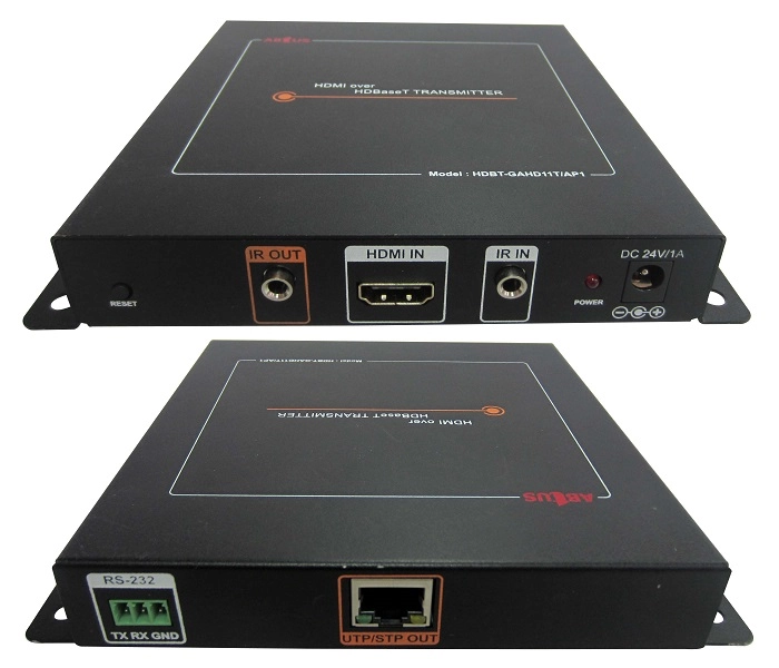 HDBaseT приёмник HDMI, RS232 и ИК сигналов ABtUS HDBT-HD11T/AP1