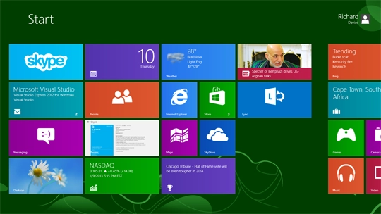 Говорит и показывает Windows 8.1