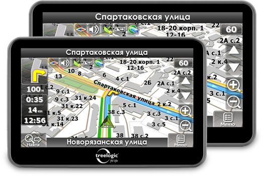 Новые GPS-навигаторы Treelogic TL-431 2Gb и Treelogic TL-501 2Gb