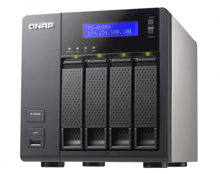 QNAP TS-419P+: терабайты в мобильнике