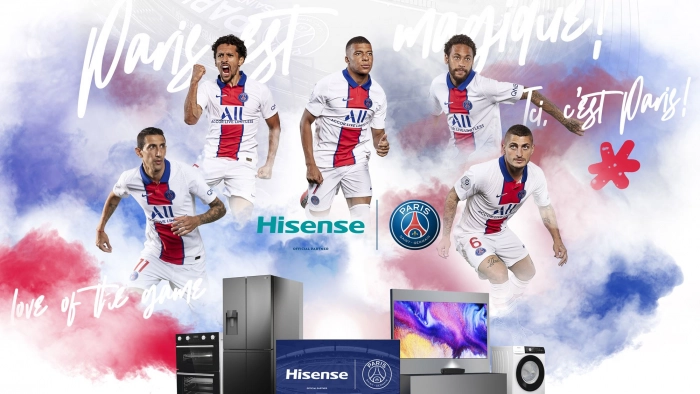Hisense стала спонсором футбольного клуба Paris Saint-Germain