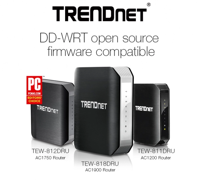 Wi-Fi-роутеры TRENDnet подружились с прошивкой DD-WRT