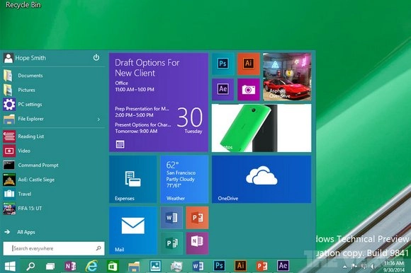 Microsoft выпустит Windows 10 в 2015 году