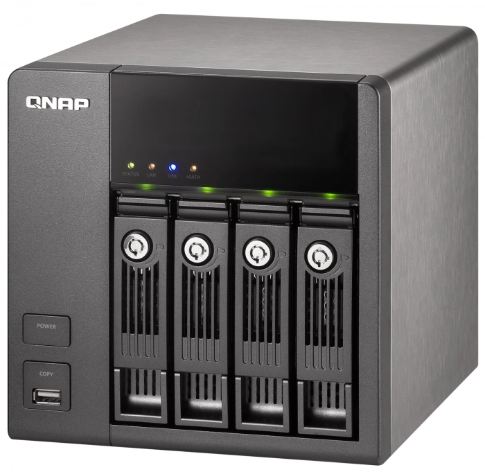 QNAP TS-410: четырехдисковый NAS для дома/офиса