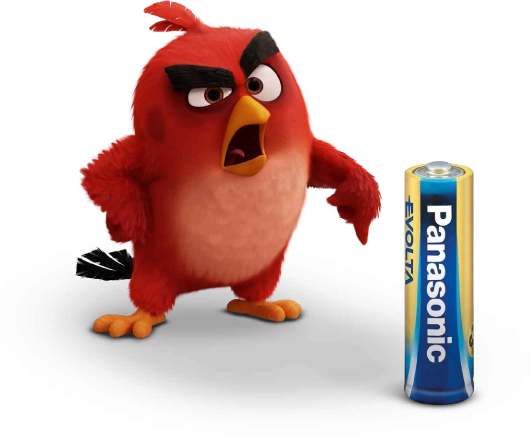 Cерия элементов питания по мотивам «Angry Birds в кино» от Panasonic