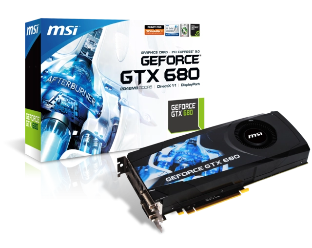 MSI GeForce GTX 680 с поддержкой Afterburner