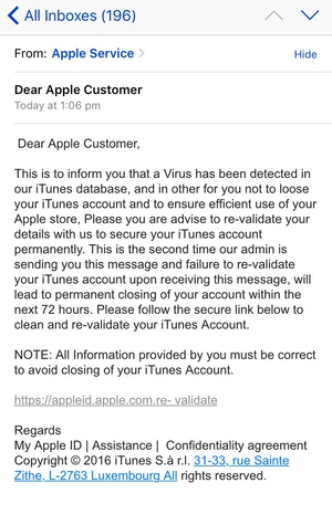 Пользователей iTunes атакует вирус Шредингера. Рис. 1