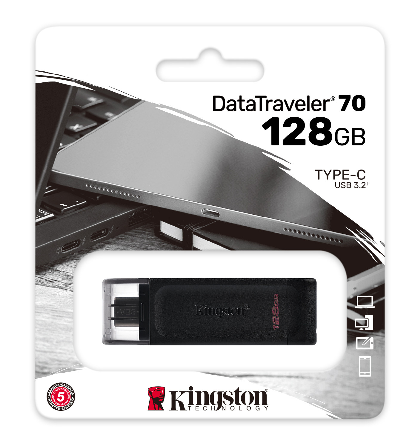 Kingston DataTraveler 70: комфорт хранения. Рис. 1