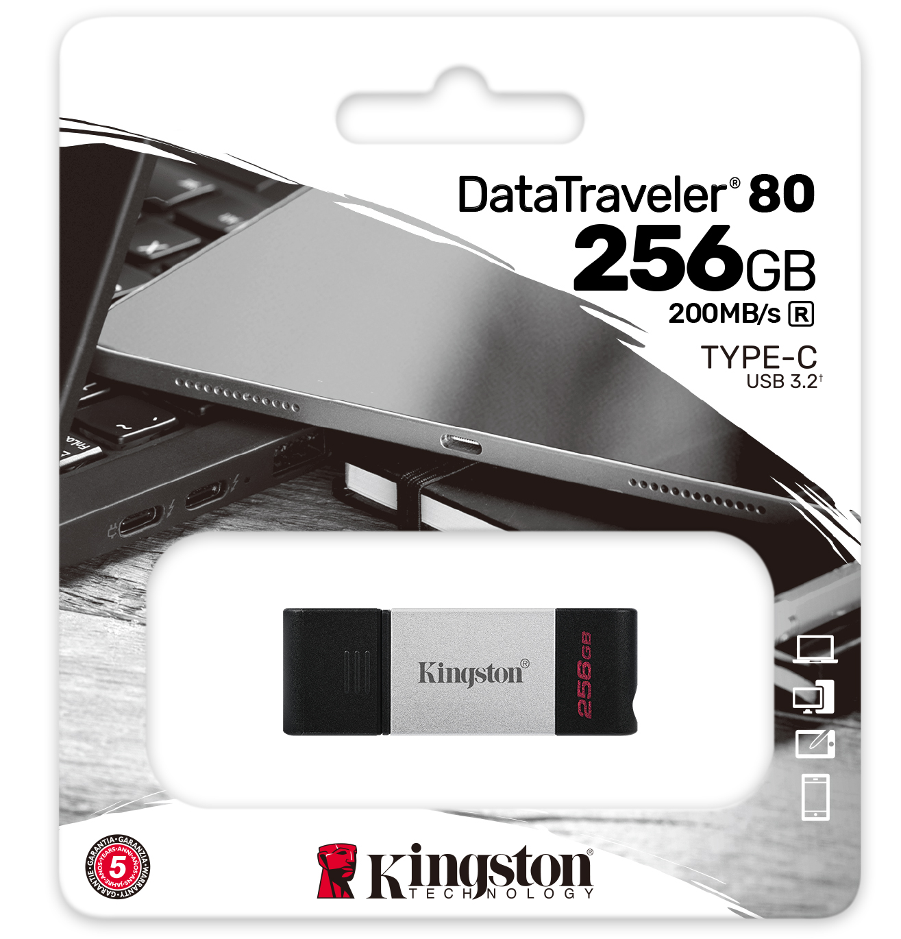 Kingston DataTraveler 80: скоростная флешка для путешественников. Рис. 1
