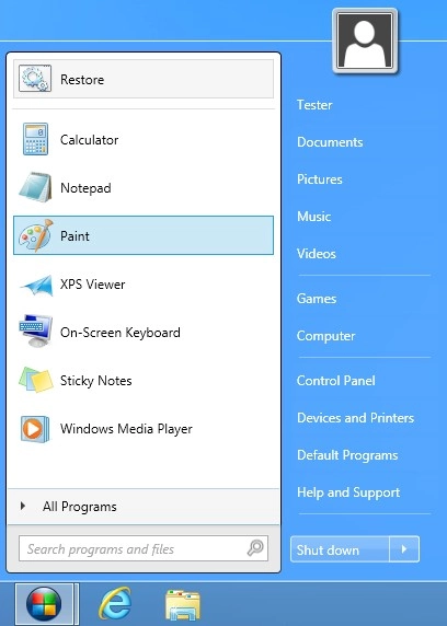 Как вернуть кнопку Пуск в Windows 8. Рис. 7