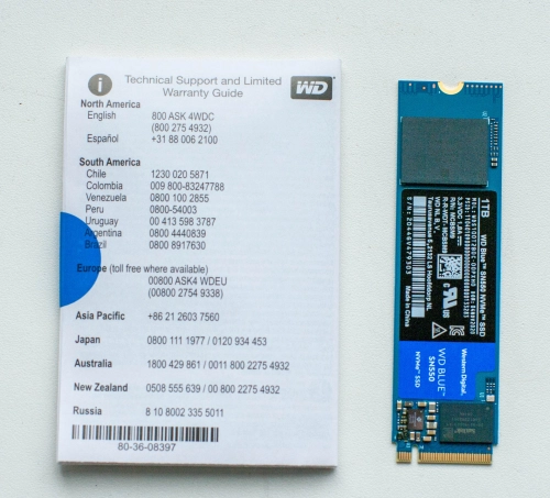 WD Blue SN550 NVMe SSD: доступный быстрый терабайт. Рис. 1