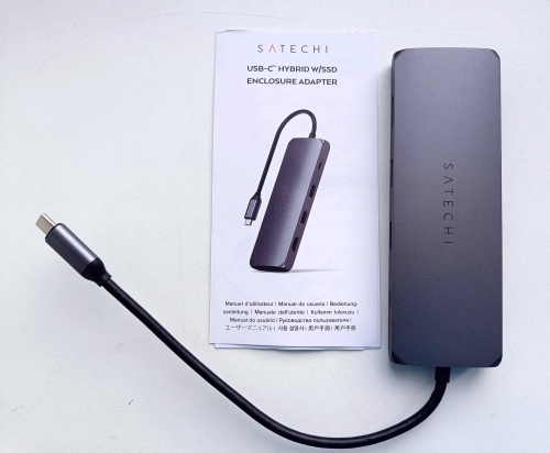 Satechi USB-C хаб с разъемом для SSD: коммуникация для всего. Рис. 1