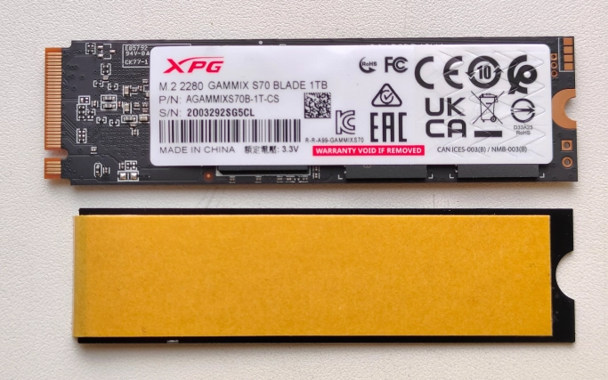 Adata XPG Gammix S70 Blade: для Mac, PC и PS5. Рис. 1