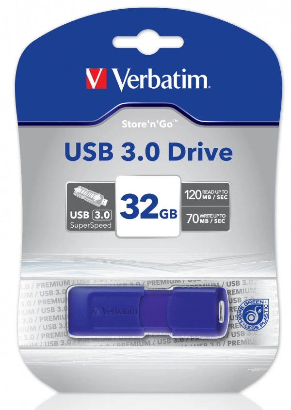 Verbatim Store ‘n’ Go USB 3.0: самая синяя флэшка. Рис. 1