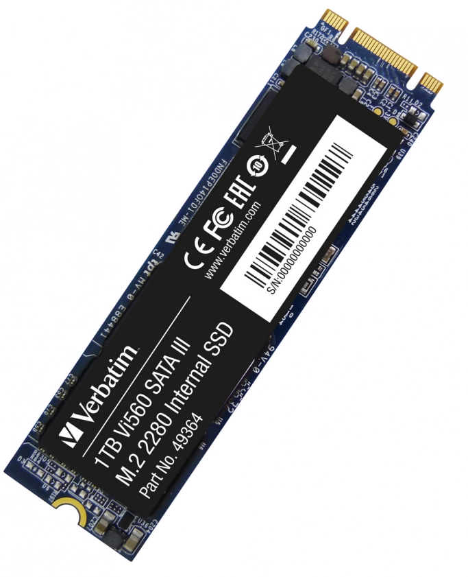 Verbatim представила твердотельные накопители NVMe PCIe и SATA3 M.2. Рис. 1