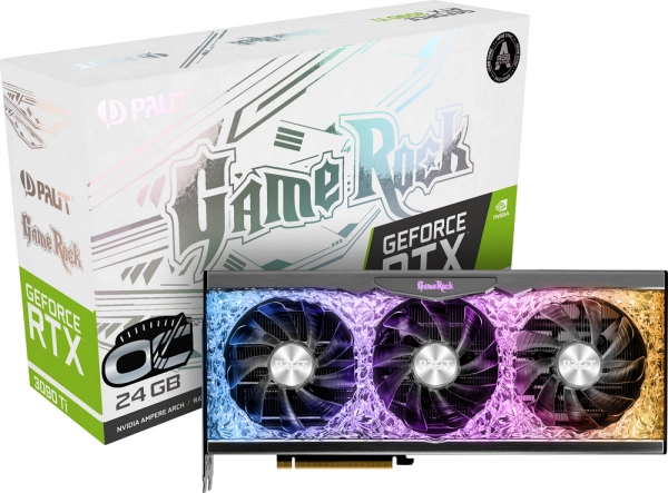 Новые видеокарты GeForce RTX 3090 Ti GameRock. Рис. 1